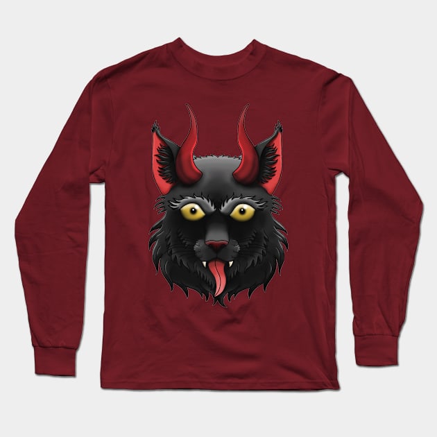 Krampuss Long Sleeve T-Shirt by Tanisha Vidale